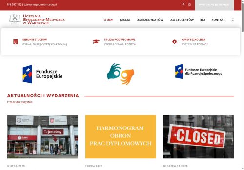 Uczelnia Społeczno-Medyczna w Warszawie